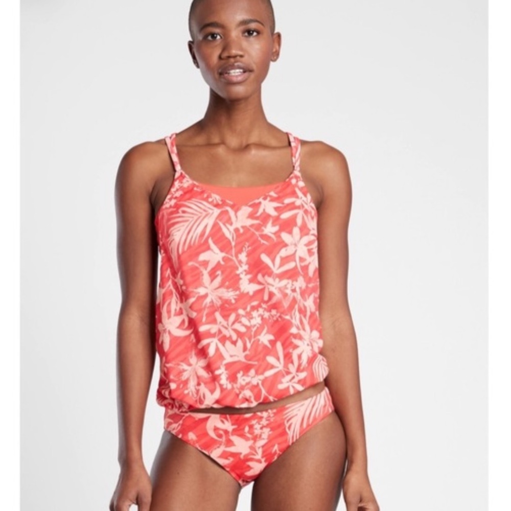 NWT Athleta blousy seascape tankini 32B/C